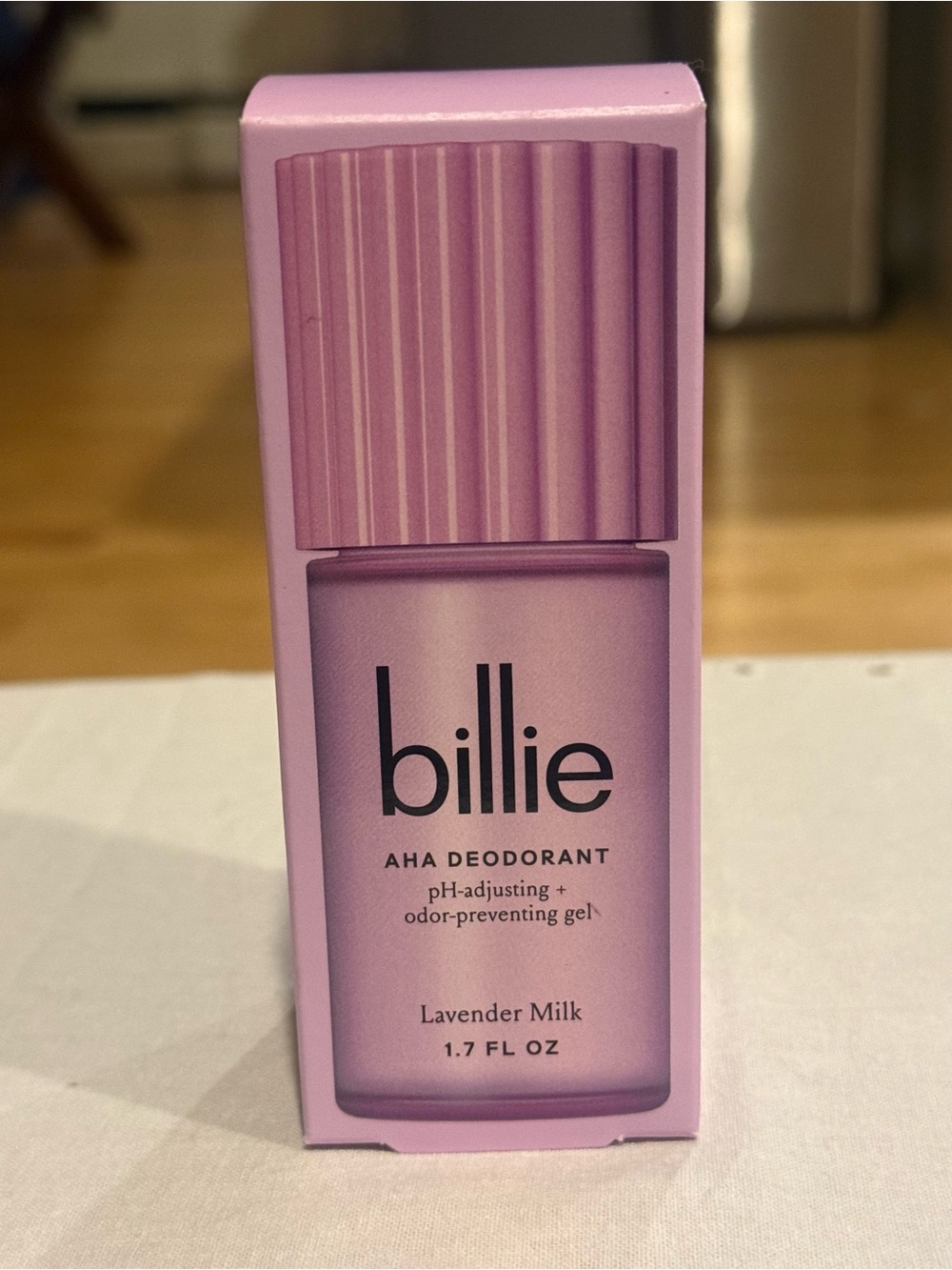 Billie AHA Deodorant Lavender Milk Gel 1.7 fl oz With Box